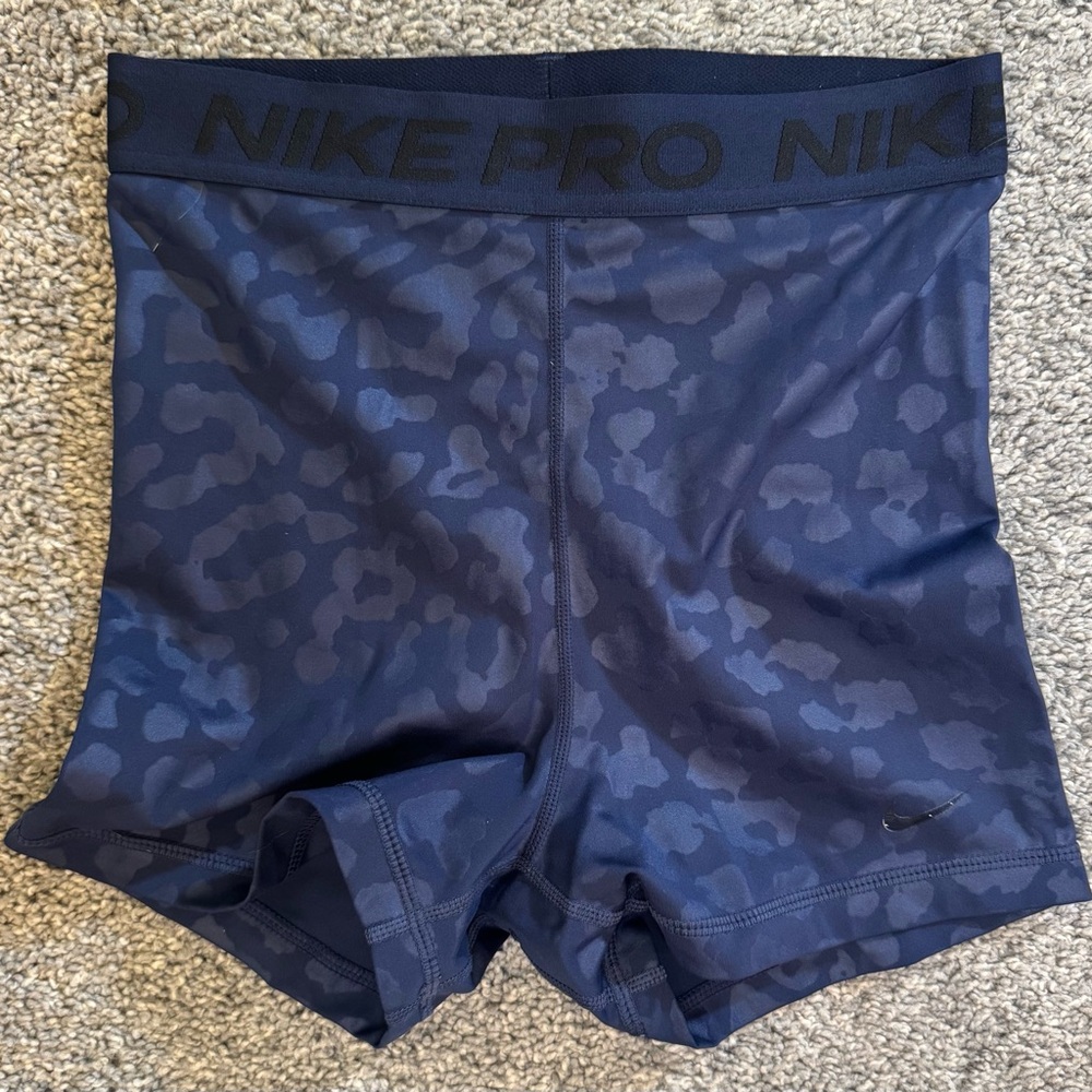Nike Pro Navy Camo Shorts XS